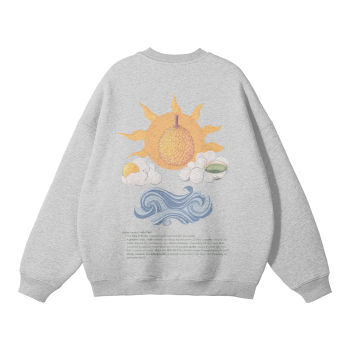 The King of Fruits (+Matcha) Crewneck Sweatshirt 🌞☁️🍵🌊